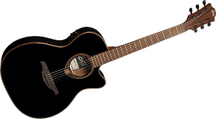 VGS Akustisk Gitar RT S E Root Cutaway med MikrofonPreamp, Sort VGS Akustisk Gitar RT S E Root Cutaway med MikrofonPreamp, Sort